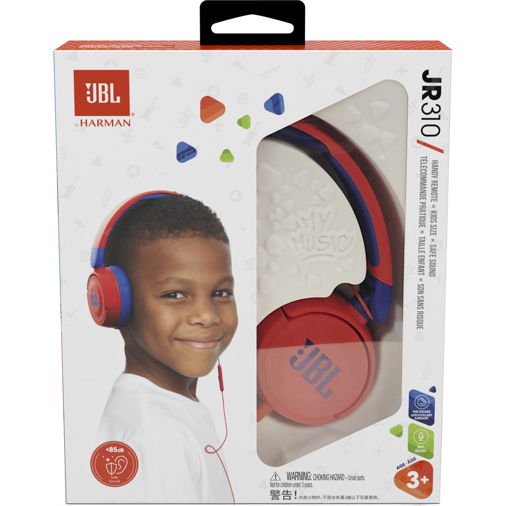 Навушники JBL JR 310 Red (JBLJR310RED) - зображення 7