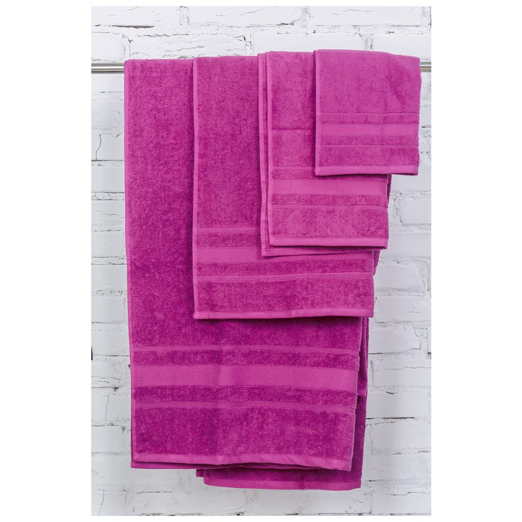 Рушник MirSon набір банний 5011 SoftNess Plum 40x70, 50x90, 70x140, 100x150 (2200003183351) - зображення 2
