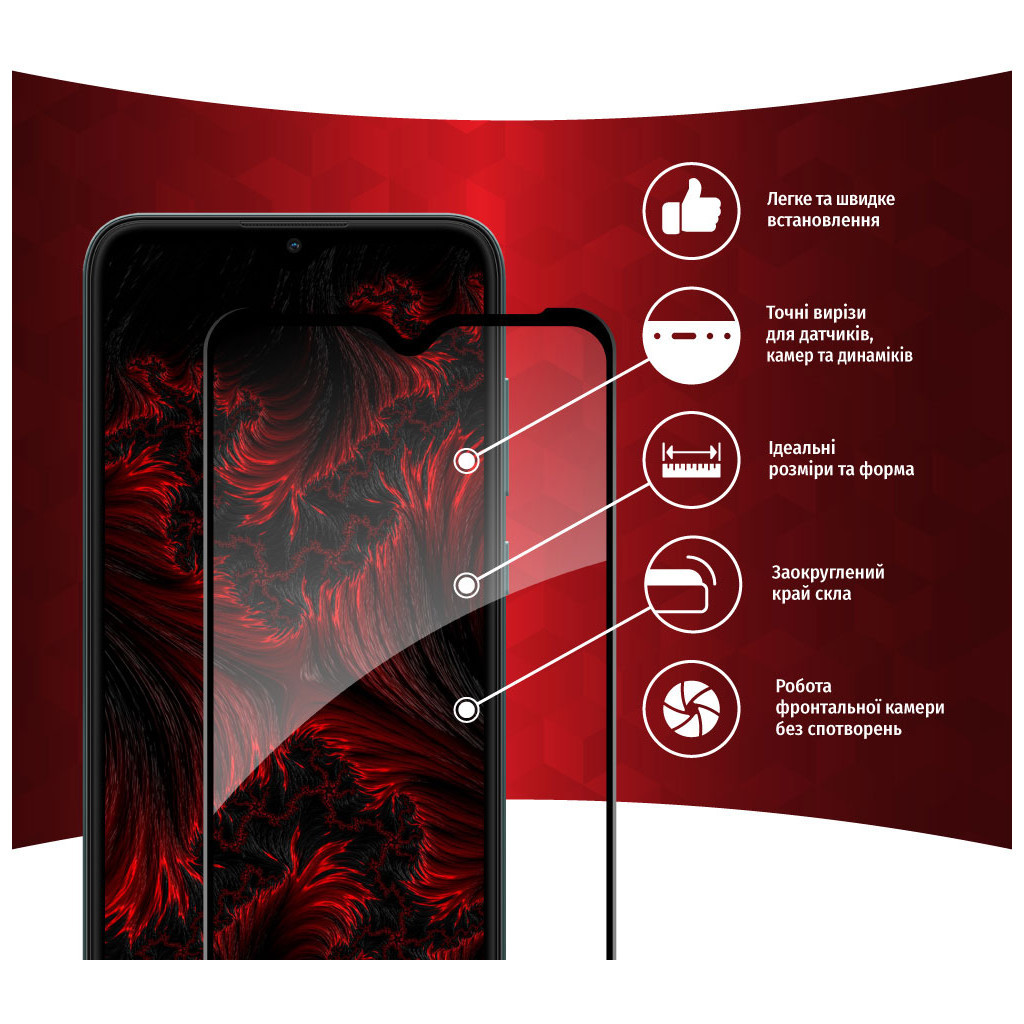 Скло захисне Intaleo Full Glue Nokia C30 4G (1283126528828) - зображення 2