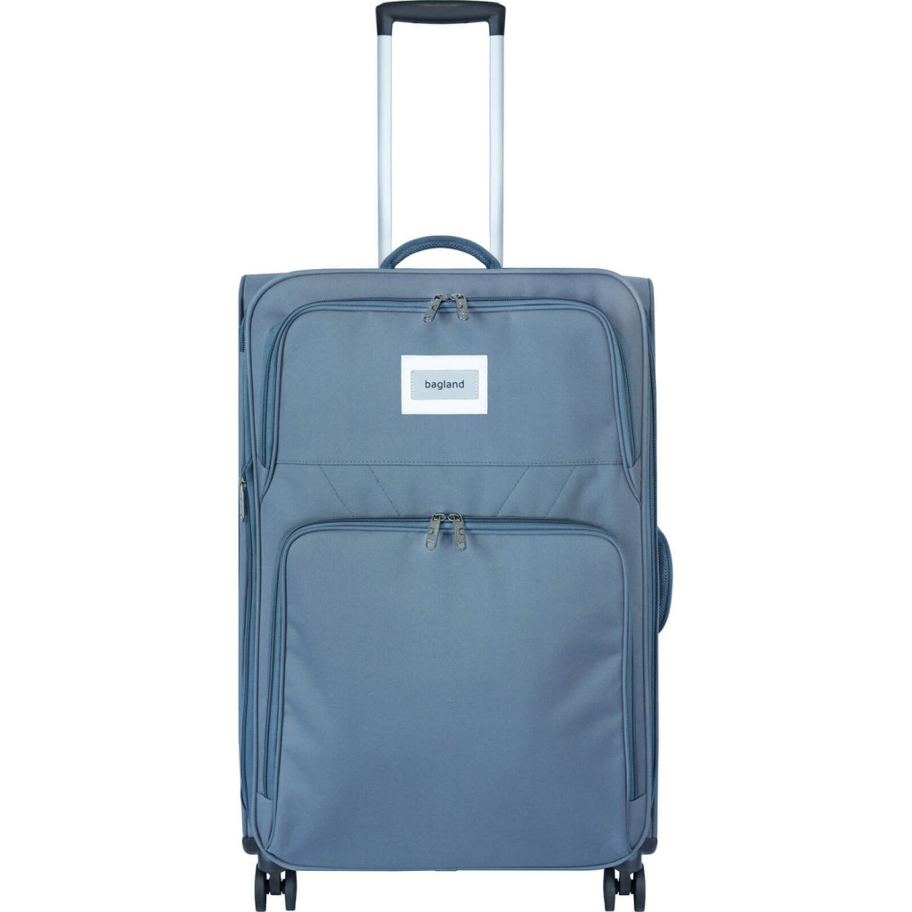 Валіза Bagland Валенсія велика 83 л. сірий (003796627) (831518972) - зображення 1