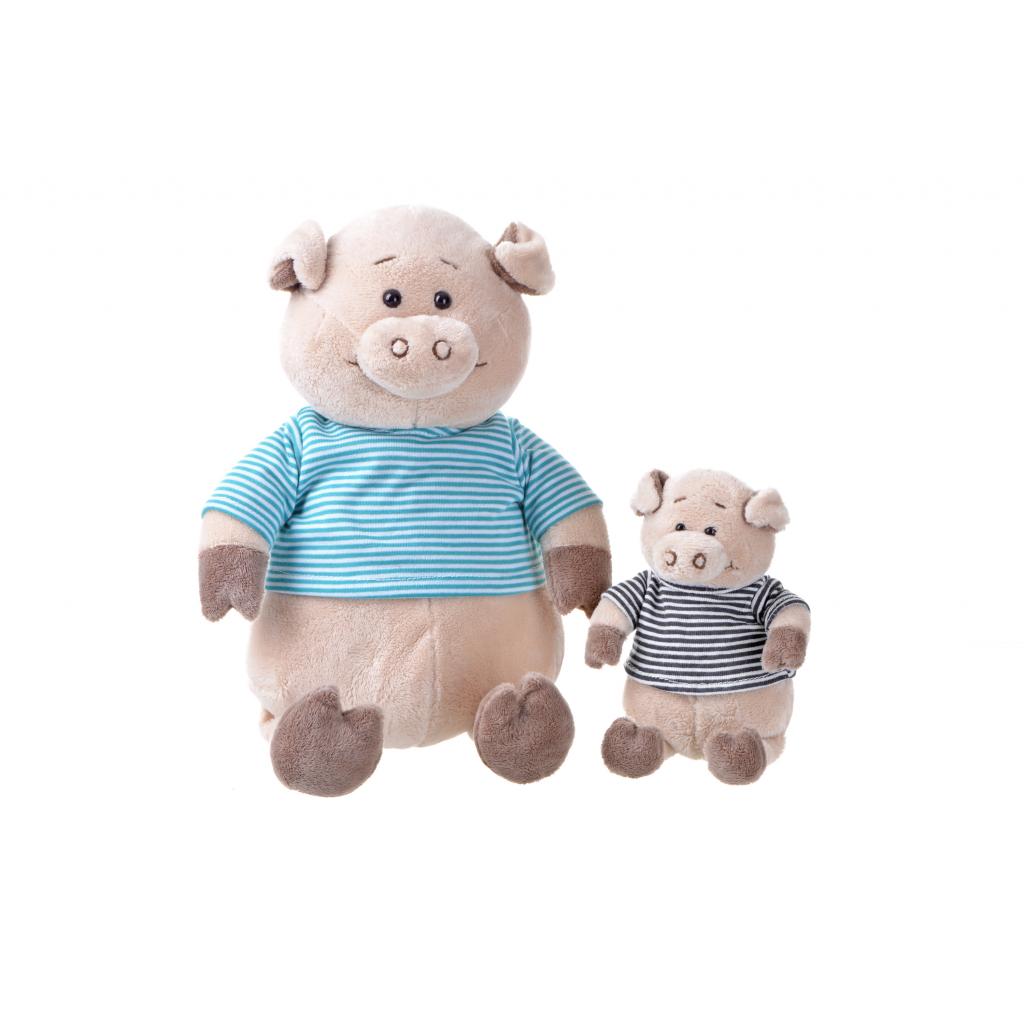 М'яка іграшка Same Toy Порося в сорочці чорний 18 см (THT716) - зображення 4