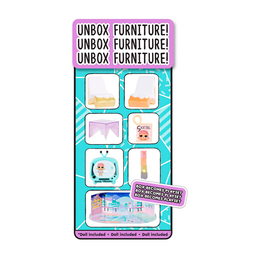 Лялька L.O.L. Surprise! серії Маленькі кімнатки крижаний куточок Фігуристки (576648) - зображення 7