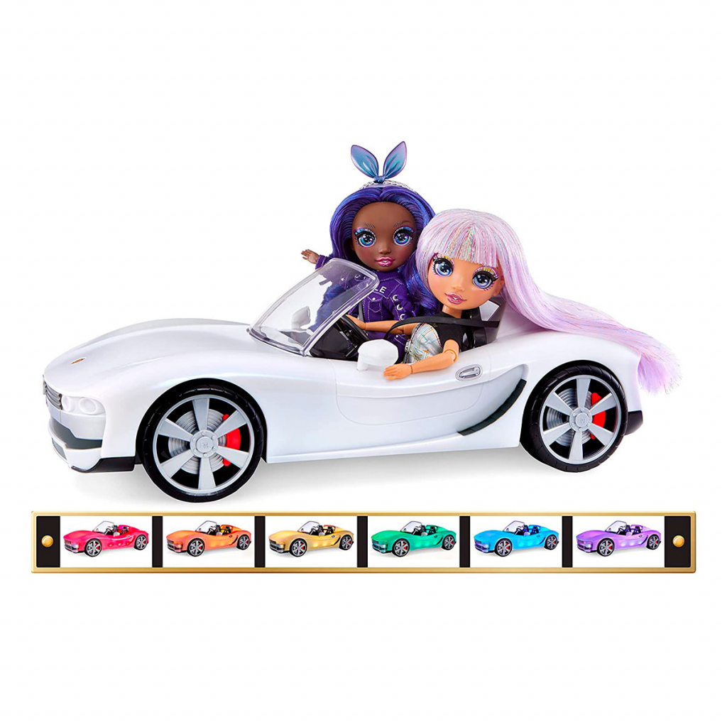 Аксесуар до ляльки Rainbow High Автомобіль Різнобарвне сяйво (574316) - зображення 2