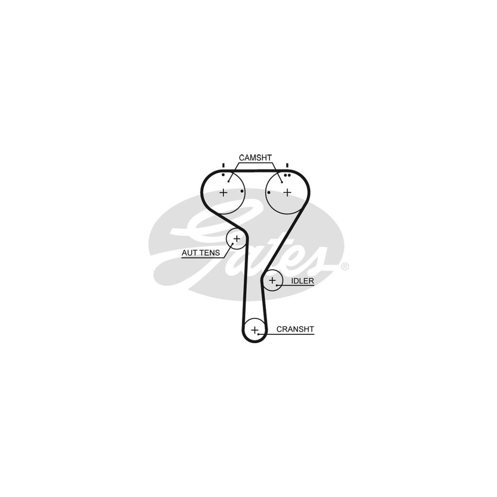 Ремінь ГРМ Gates 5680XS - зображення 1