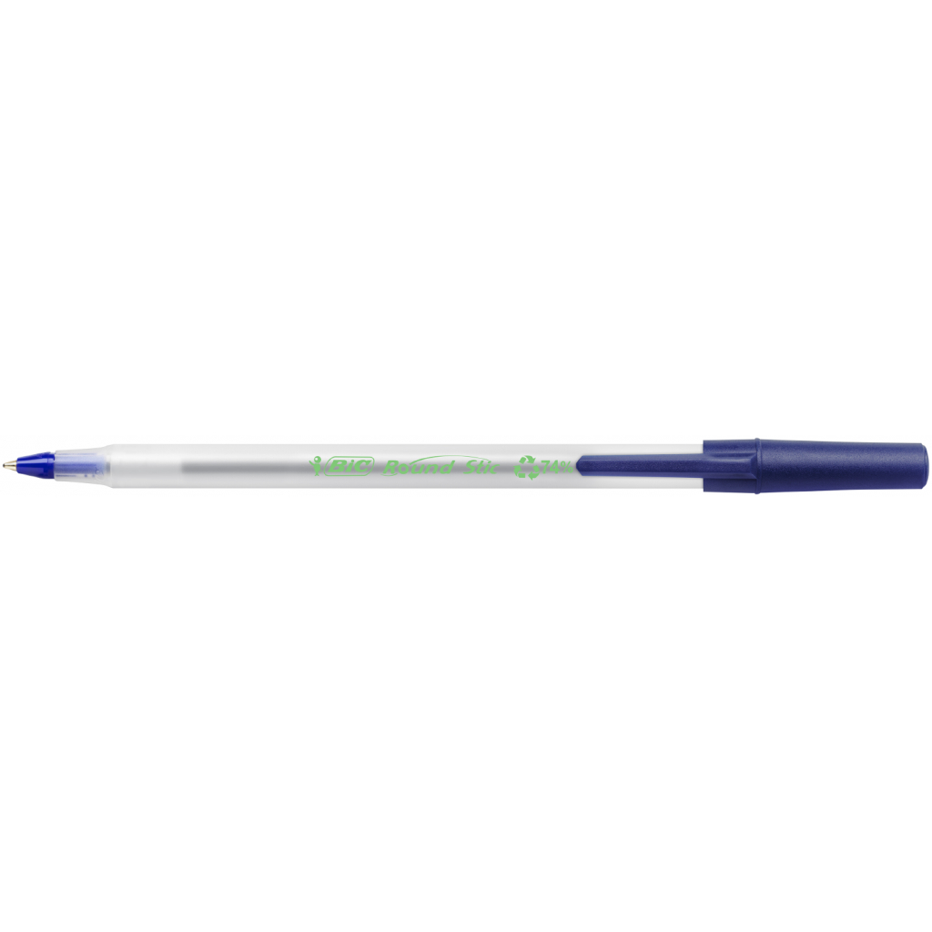 Ручка масляна Bic Round Stic Eco, синя (bc948727) - зображення 1