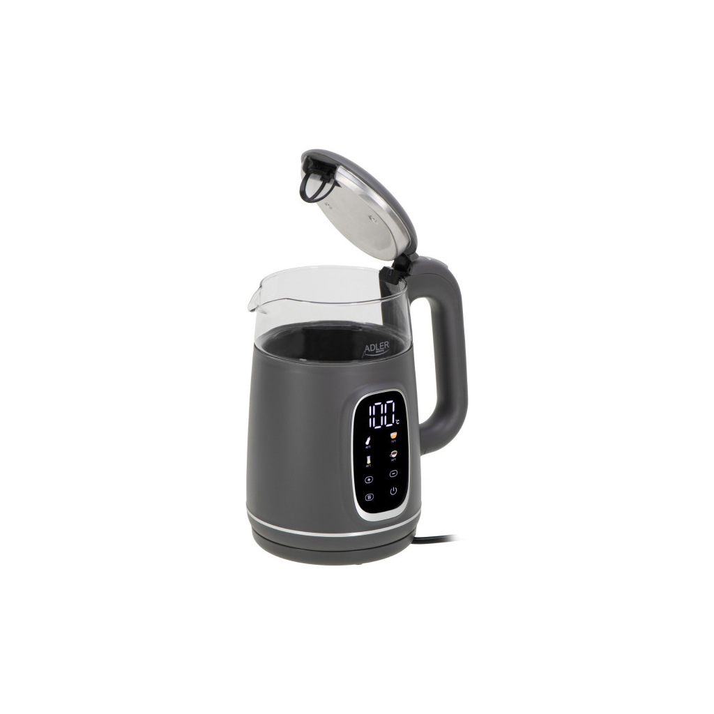Електрочайник Adler AD 1305 grey - зображення 3