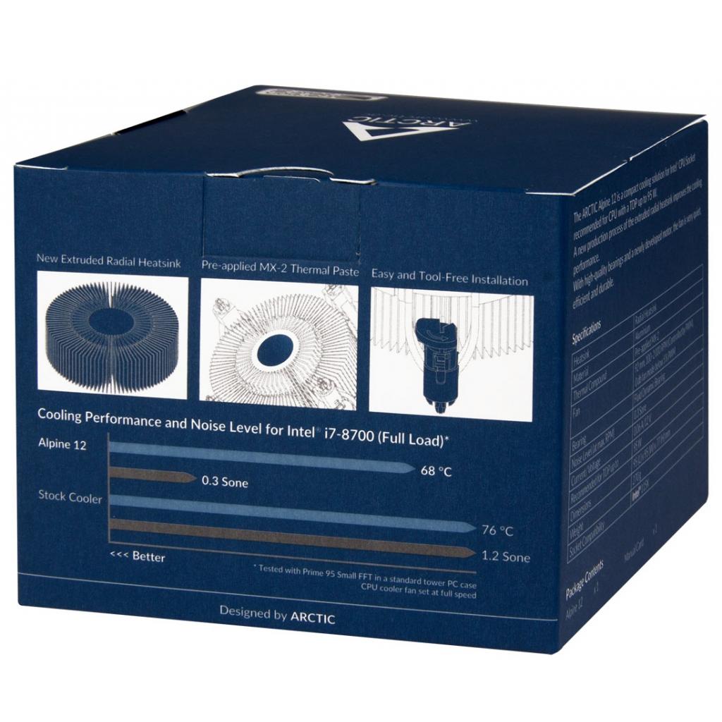 Кулер до процесора Arctic Alpine 12 LP (ACALP00029A) - зображення 7