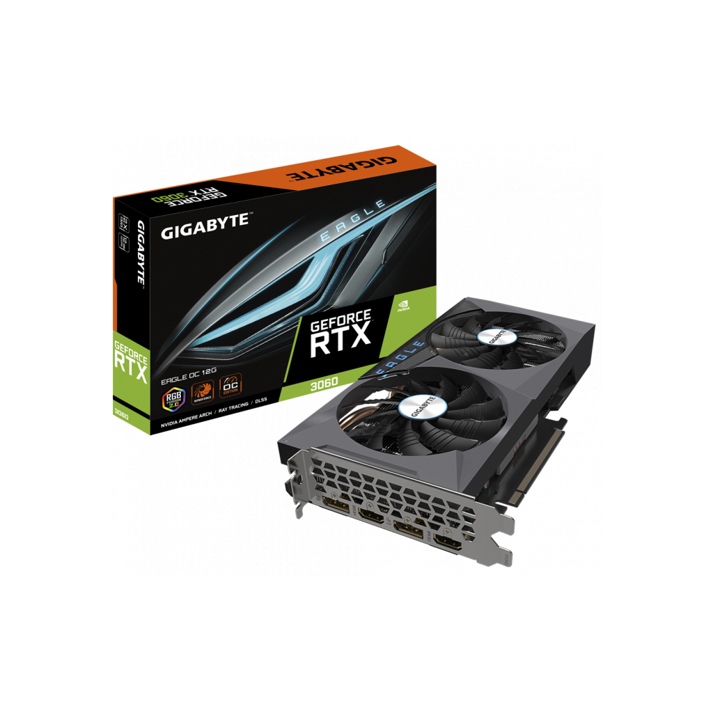 Відеокарта GIGABYTE GeForce RTX3060 12Gb EAGLE OC 2.0 LHR (GV-N3060EAGLE OC-12GD 2.0) - зображення 5