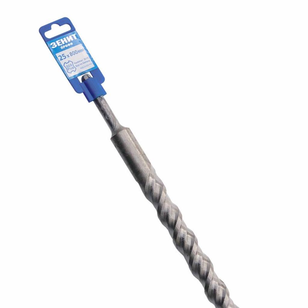 Бур Зеніт "ПРОФІ" SDS-Plus 25x800 мм, спіраль 4S (20025800) - зображення 3