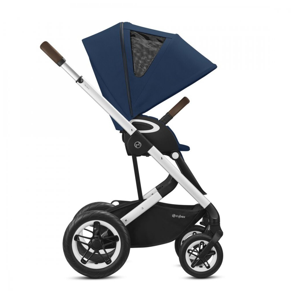 Коляска Cybex Talos S Lux SLV Navy Blue (з бампером) (520001479) - зображення 3
