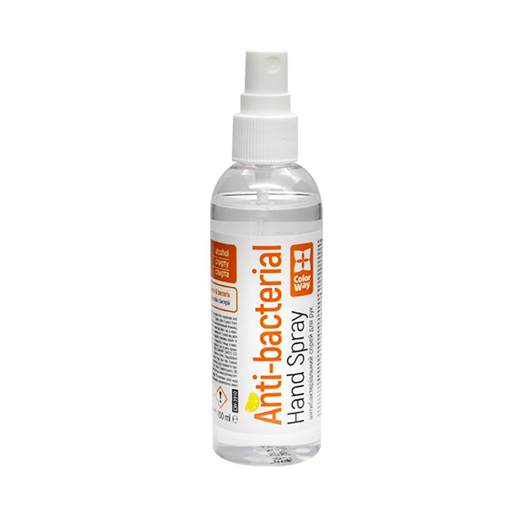 Антисептик для рук ColorWay Спиртовий З ароматом лимону 100 мл (CW-3910) - изображение 1