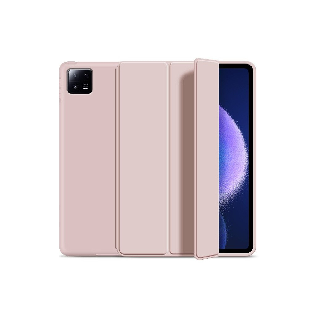 Чохол до планшета BeCover Tri Fold Soft TPU Silicone Xiaomi Mi Pad 6 / 6 Pro 11" Pink (709674) - зображення 2