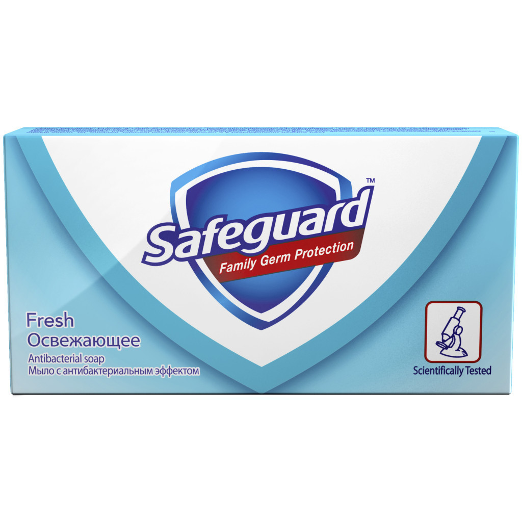 Тверде мило Safeguard Сила свіжості 90 г (5000174349610) - зображення 1