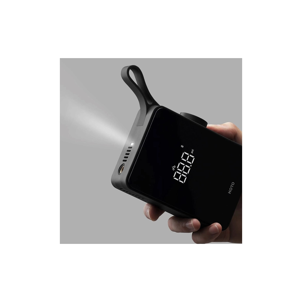 Автомобільний компресор Xiaomi HOTO Portable Electric Tire Inflator (QWCQB001) - зображення 4