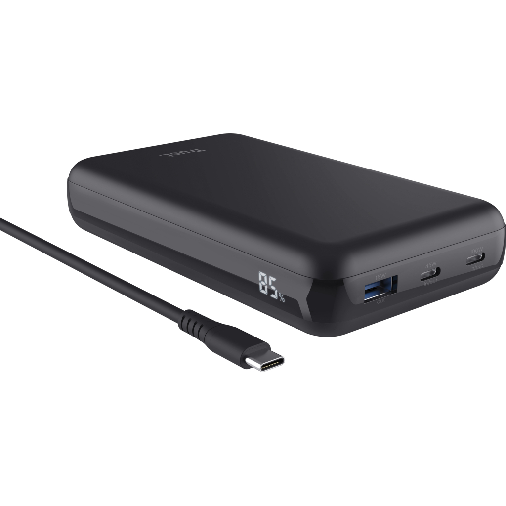 Батарея універсальна Trust 20000mAh Laro 100W PD/3.0 QC/3.0 (25240_TRUST) - зображення 7