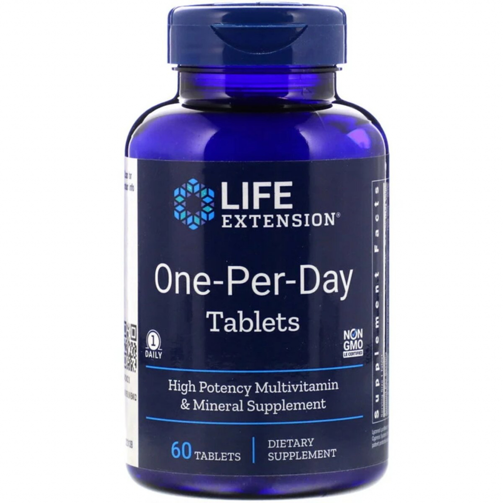 Мультивітамін Life Extension Мультивітаміни Одна в День, One-Per-Day, 60 таблеток (LEX-23136) - зображення 1