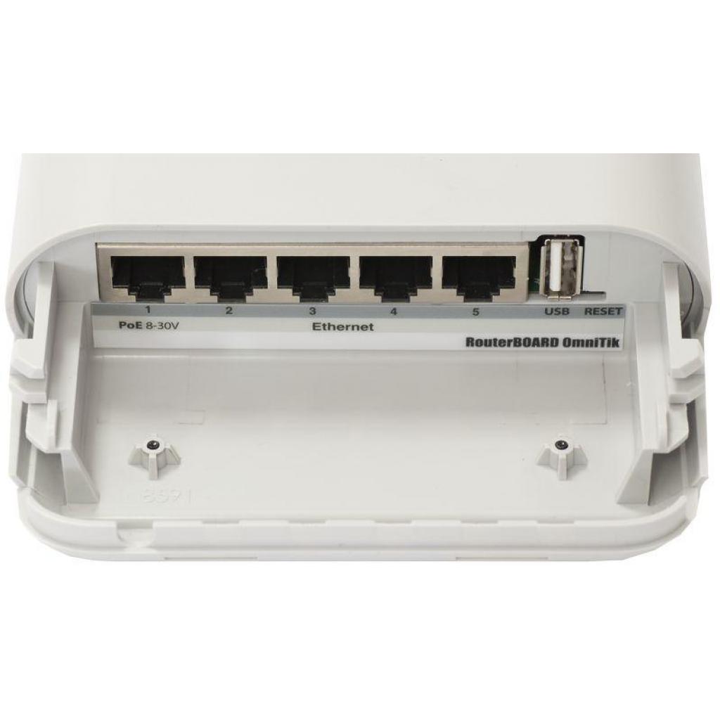 Точка доступу Wi-Fi Mikrotik RBOmniTikU-5HnD - зображення 3