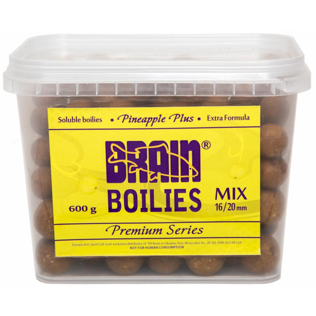 Бойл Brain fishing Pineapple (Ананас) Soluble 600 gr, mix 16-20 mm (1858.00.23) - изображение 1