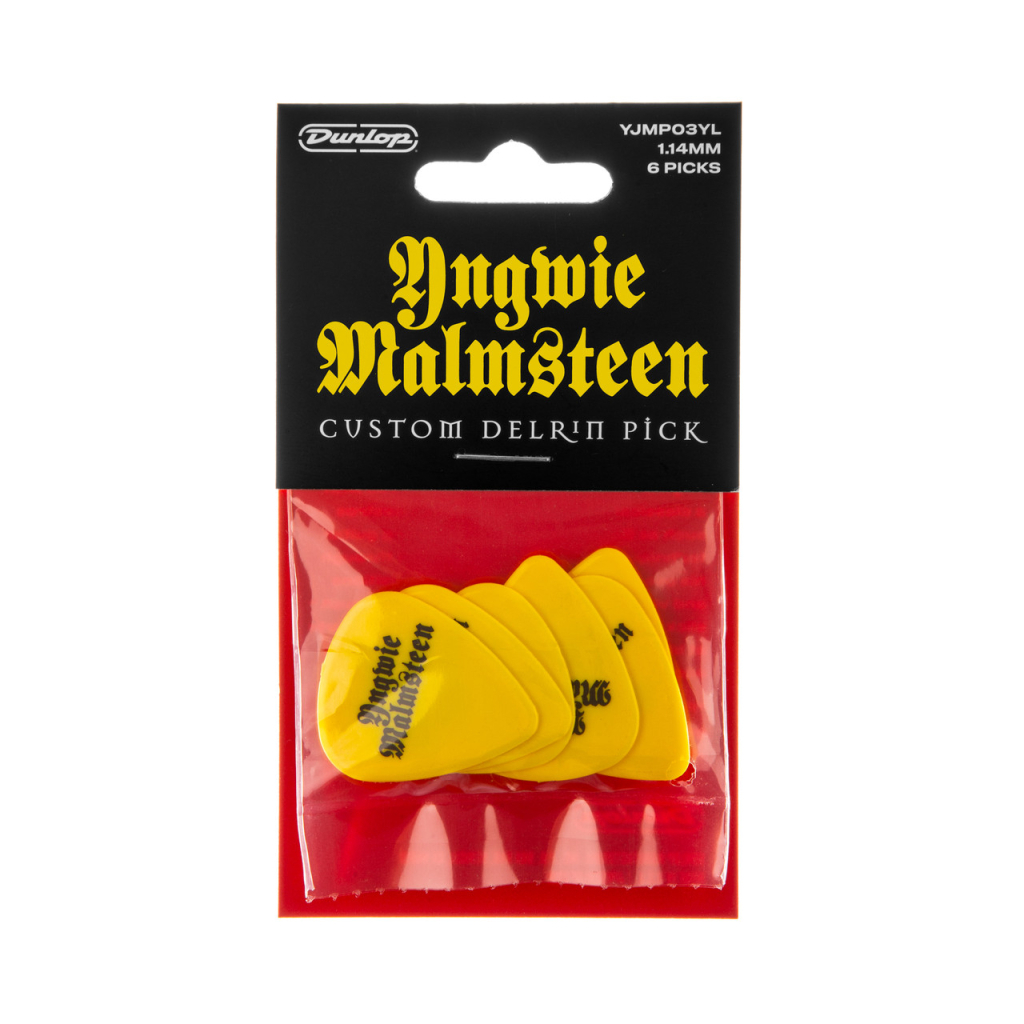 Медіатор Jim Dunlop Yngwie Malmsteen 1.14mm 6 шт. (YJMP03YL) - изображение 2
