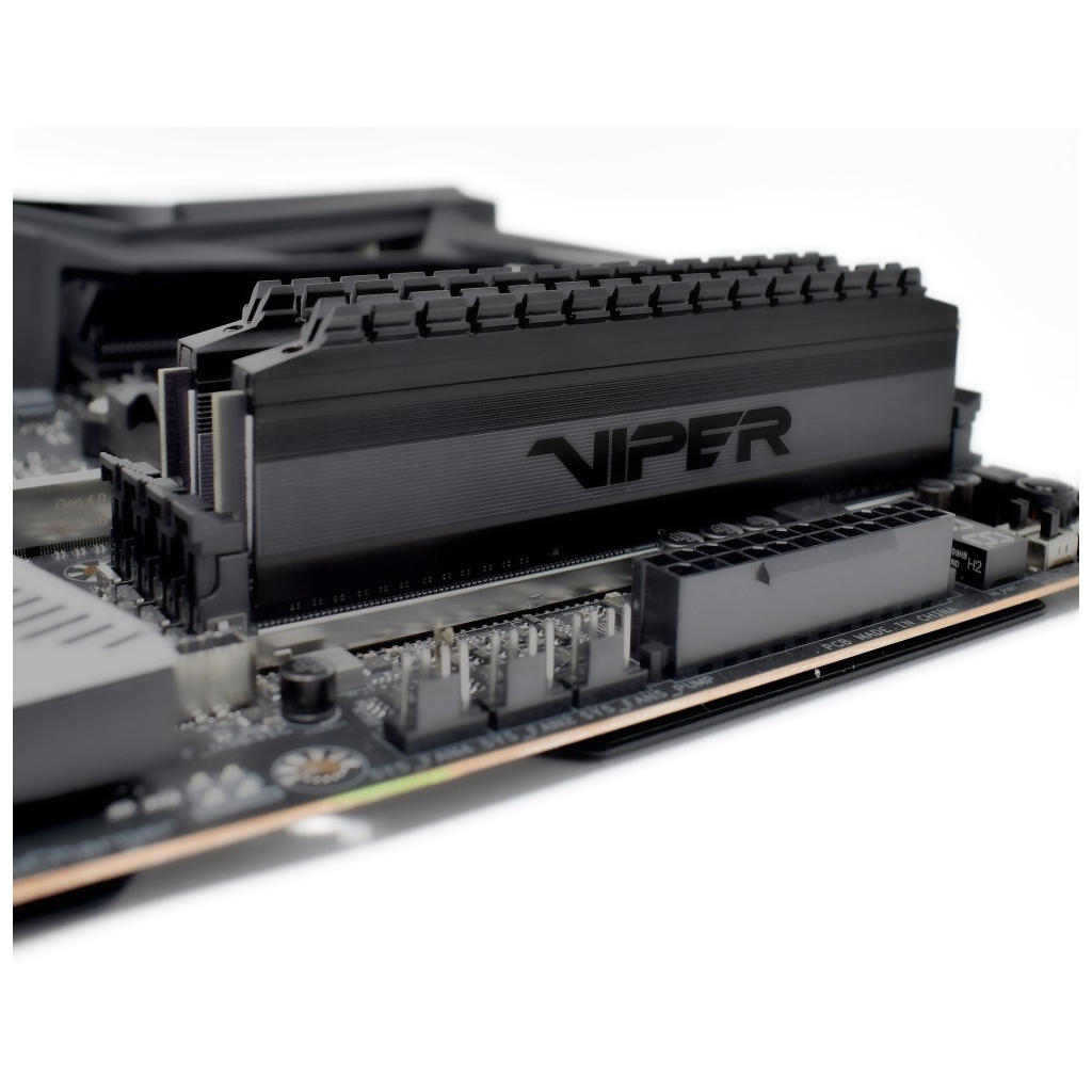 Модуль пам'яті для комп'ютера DDR4 32GB (2x16GB) 3000 MHz Viper 4 Blackout Patriot (PVB432G300C6K) - зображення 5