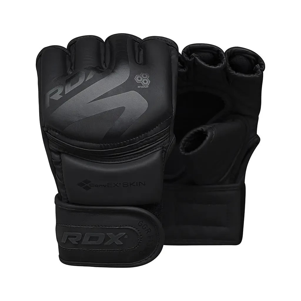 Рукавички для MMA RDX F15 Noir Matte Black M (GGR-F15MB-M) - зображення 1