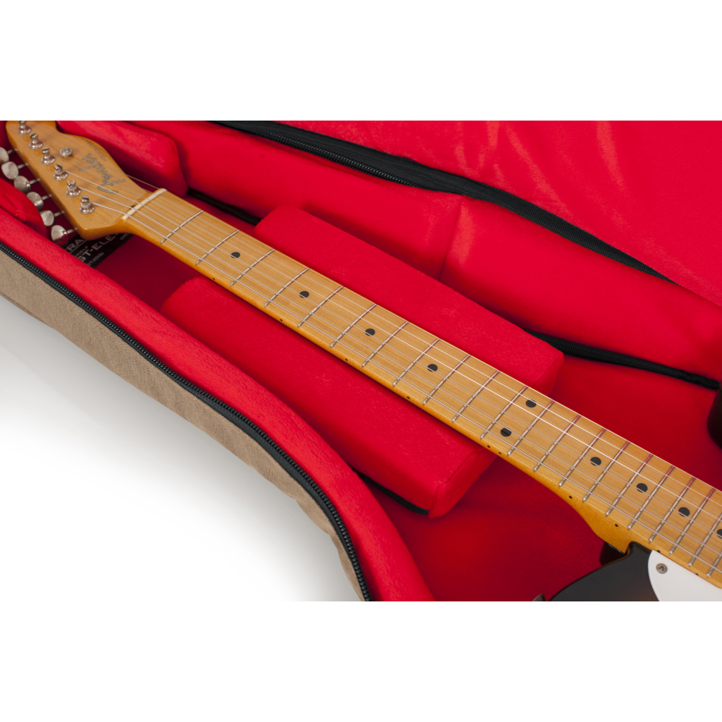 Чохол для гітари Gator Transit Series Electric Guitar Bag Brown (GT-ELECTRIC-TAN) - зображення 6