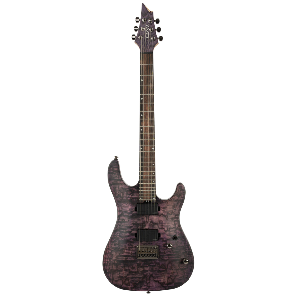 Електрогітара Cort KX500 Etched Deep Violet - зображення 1