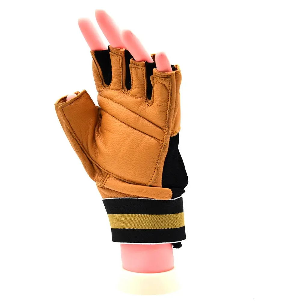 Рукавички для фітнесу MadMax MFG-248 Clasic Brown L (MFG-248-Brown_L) - зображення 8