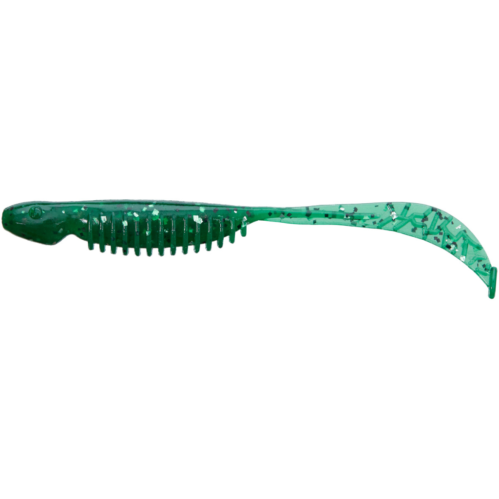 Силікон рибальський Reins Curly Shad 3.5" 397 Motor Oil SP (14 шт/уп.) (1552.09.60) - зображення 1