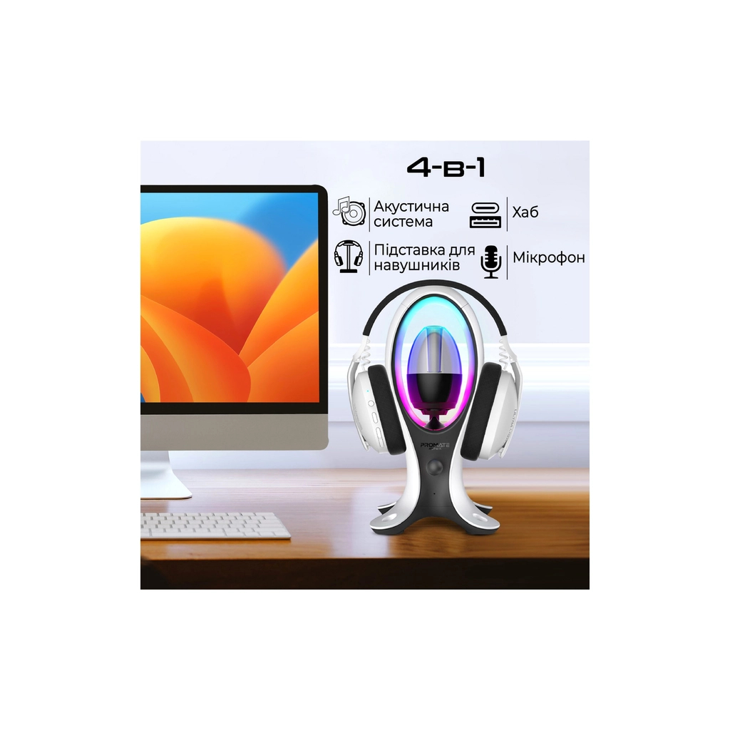 Акустична система Promate Alpha-X USB Black (alpha-x) - зображення 2