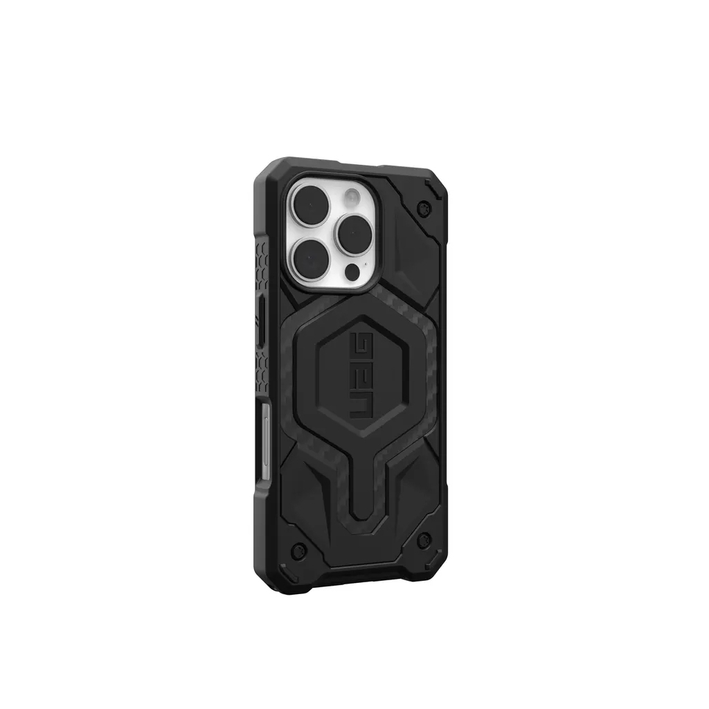 Чохол до мобільного телефона UAG iPhone 16 Pro Monarch Carbon Fiber (114460114242) - изображение 2