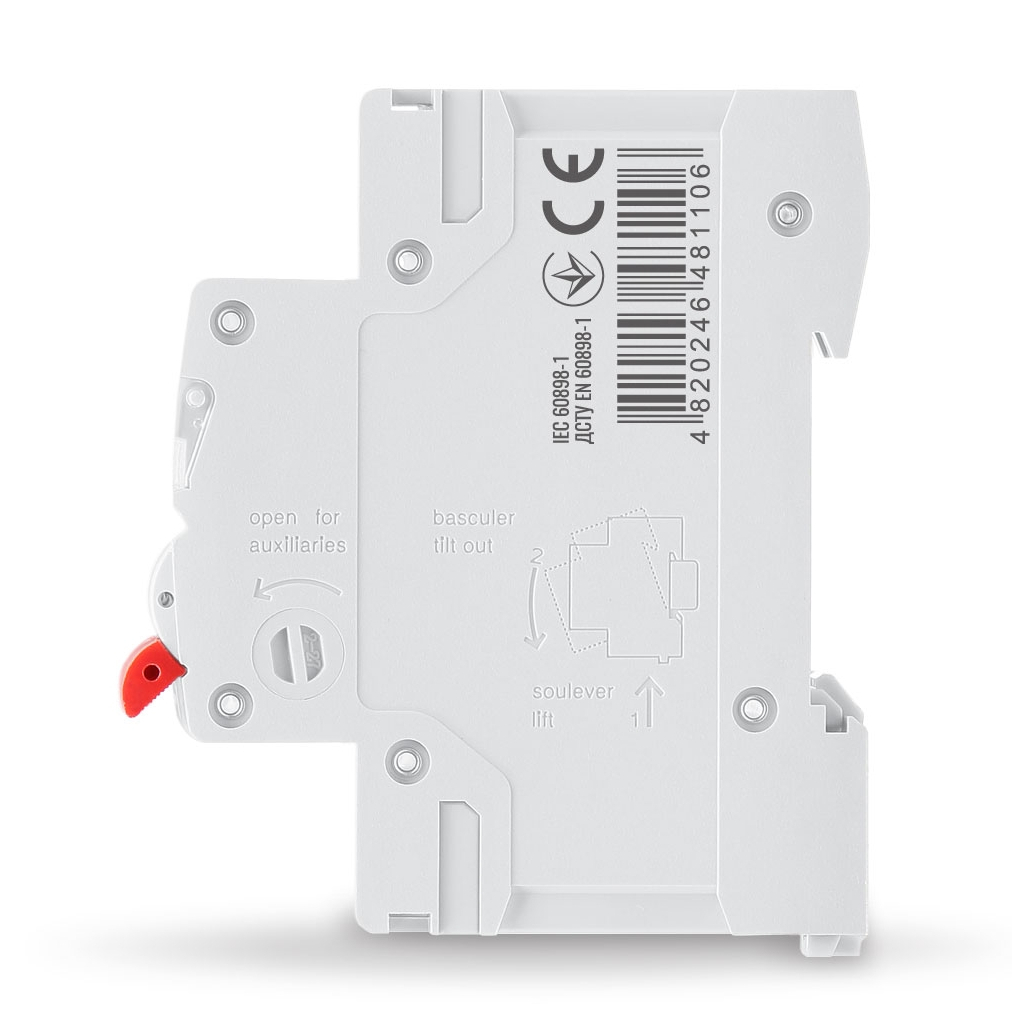Автоматичний вимикач Videx RS4 RESIST 1п 10А С 4,5кА (VF-RS4-AV1C10) - зображення 3