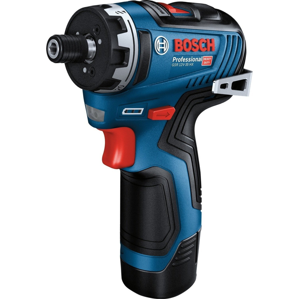 Шуруповерт Bosch GSR 12V-35 HX 12В 2х3.0Агод 2035Нм 4601750обхв 0.57кг (0.601.9J9.101) - изображение 1