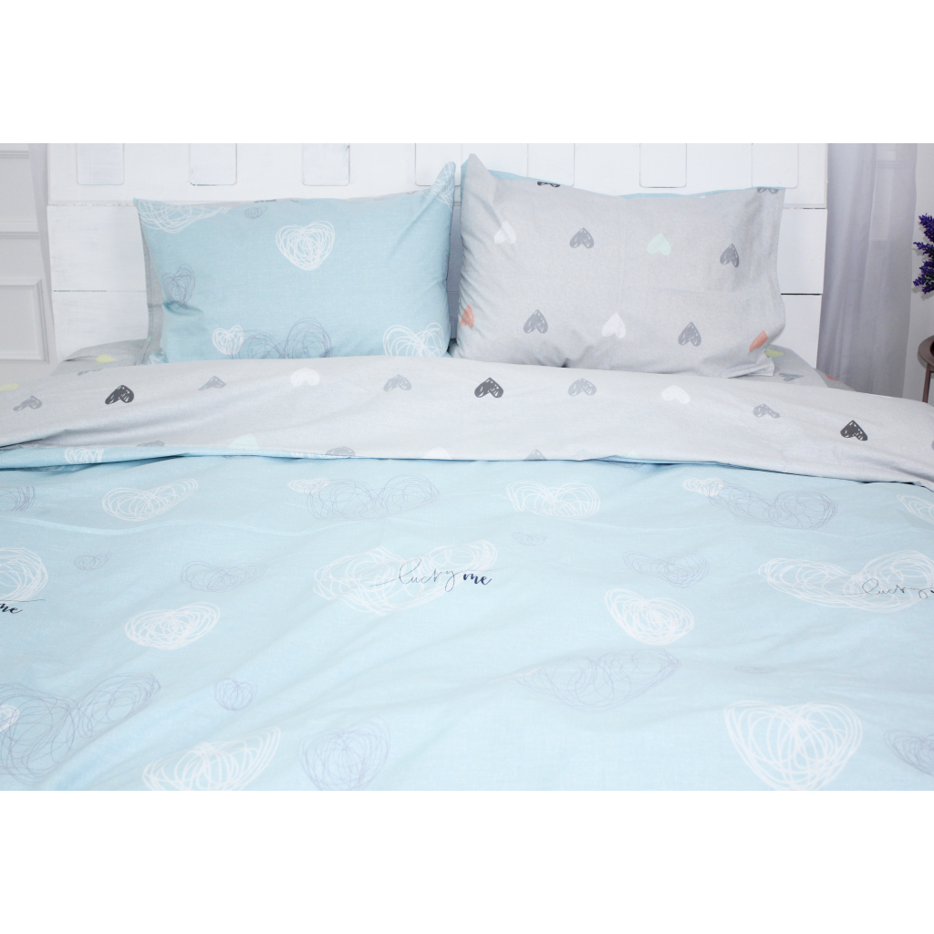 Постільна білизна MirSon Бязь Ranforce Elite 17-0169 Deniz 110х140 (2200004661315) - зображення 1