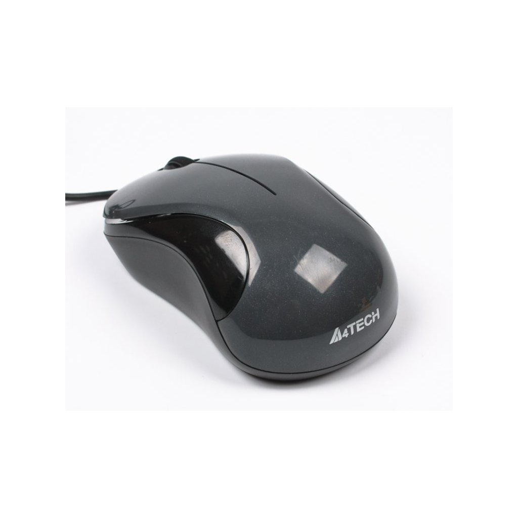 Мишка A4Tech N-321-1 Glossy Grey - зображення 3