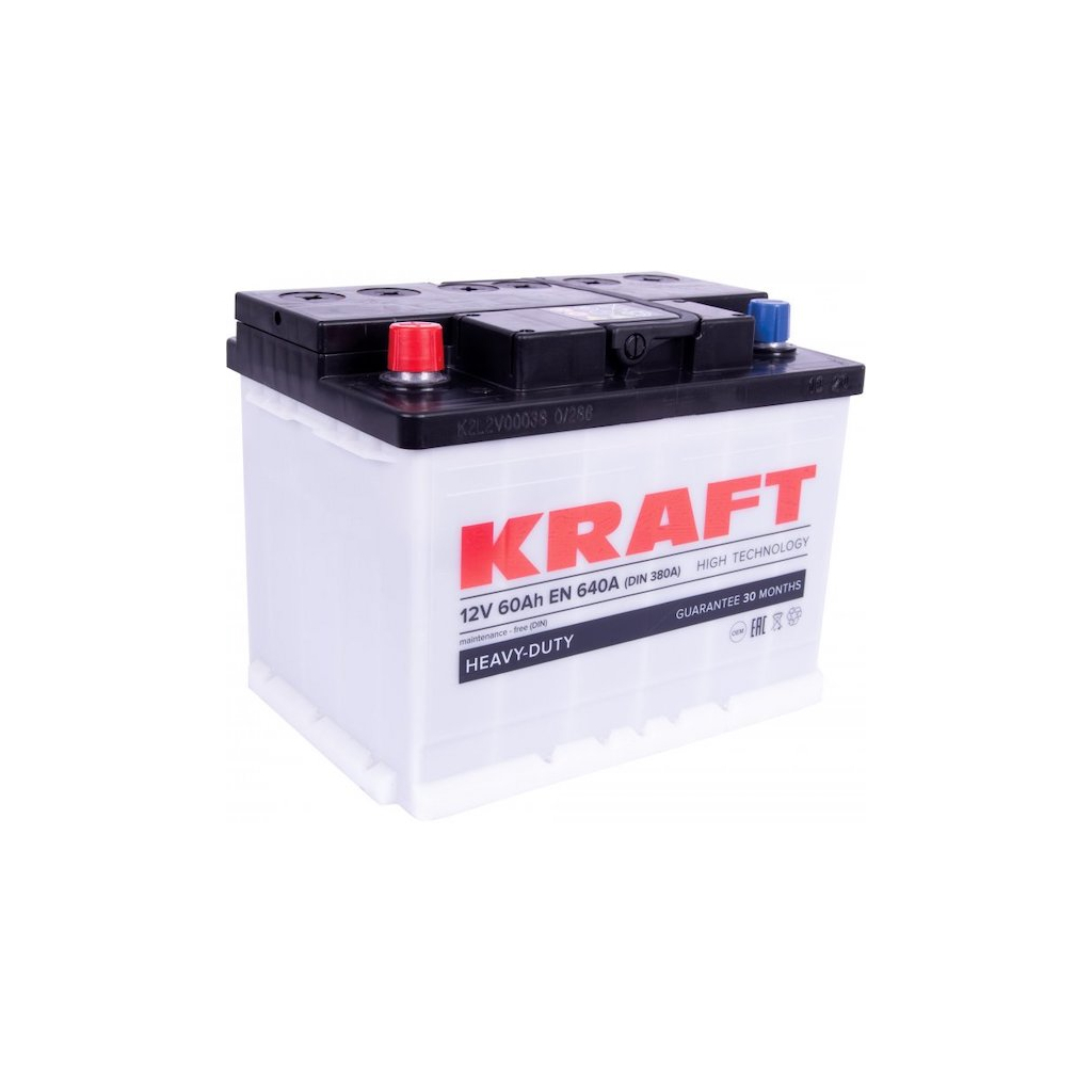 Акумулятор автомобільний KRAFT 60Ah (76320) - зображення 1