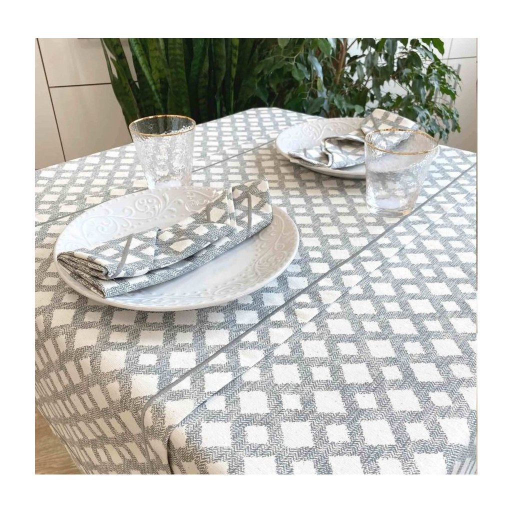 Серветка на стіл Прованс Avantime Лофт Сірий 40х40 см (17319) - зображення 3