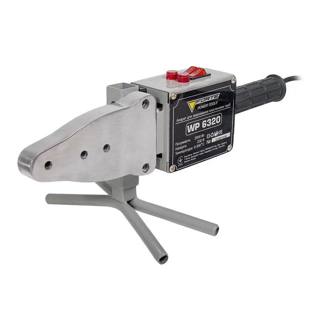 Паяльник для пластикових труб Forte для пластикових труб - WP6320 2000Вт (35873) - изображение 1
