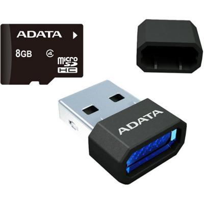 Карта пам'яті ADATA 8GB microSDHC Class 4 (AUSDH8GCL4-RM3BKBL) - зображення 3