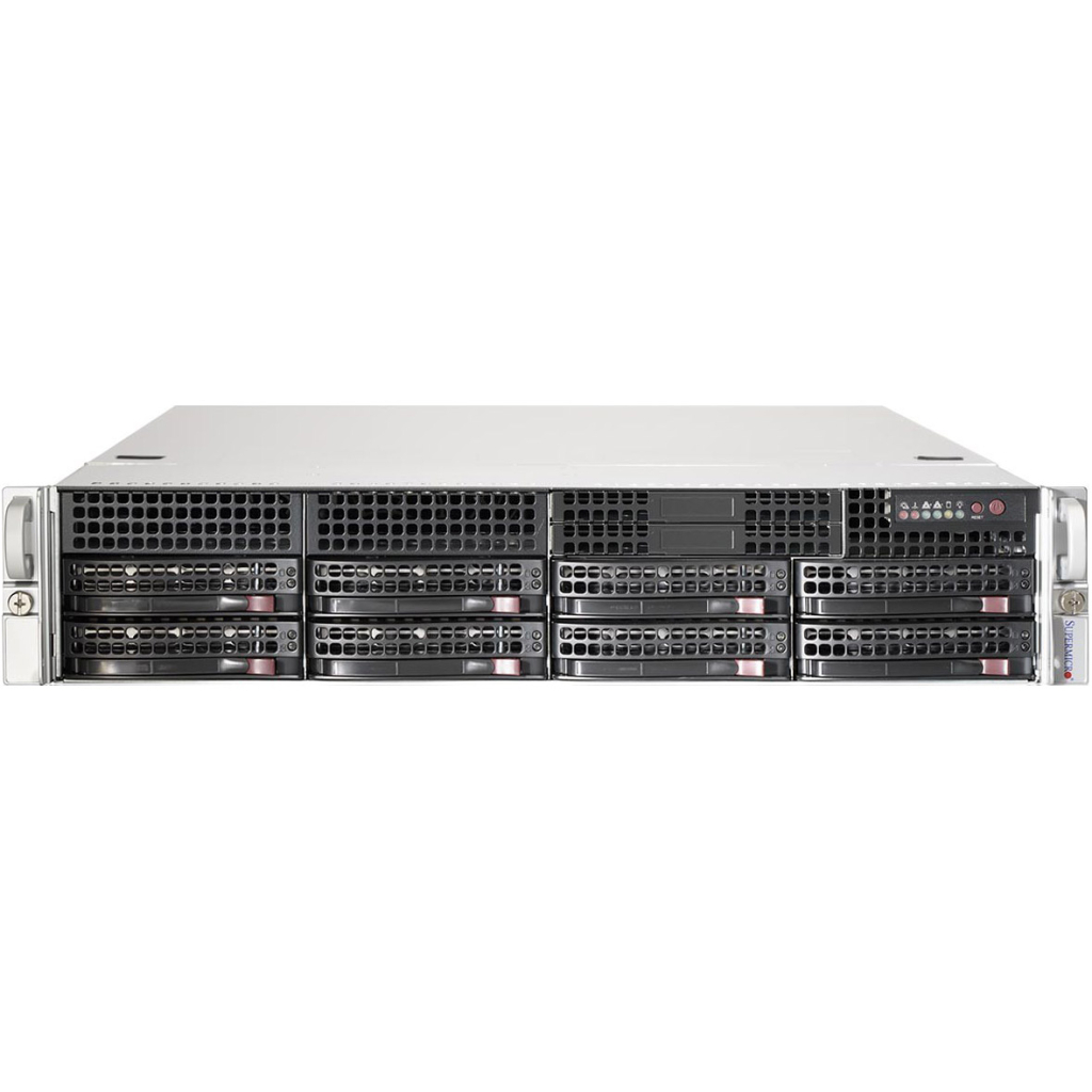 Корпус до сервера Supermicro 2U 8xHotSwap SAS/SATA, EE-ATX 800W HS RM Black (CSE-825TQC-R802LPB) - зображення 1