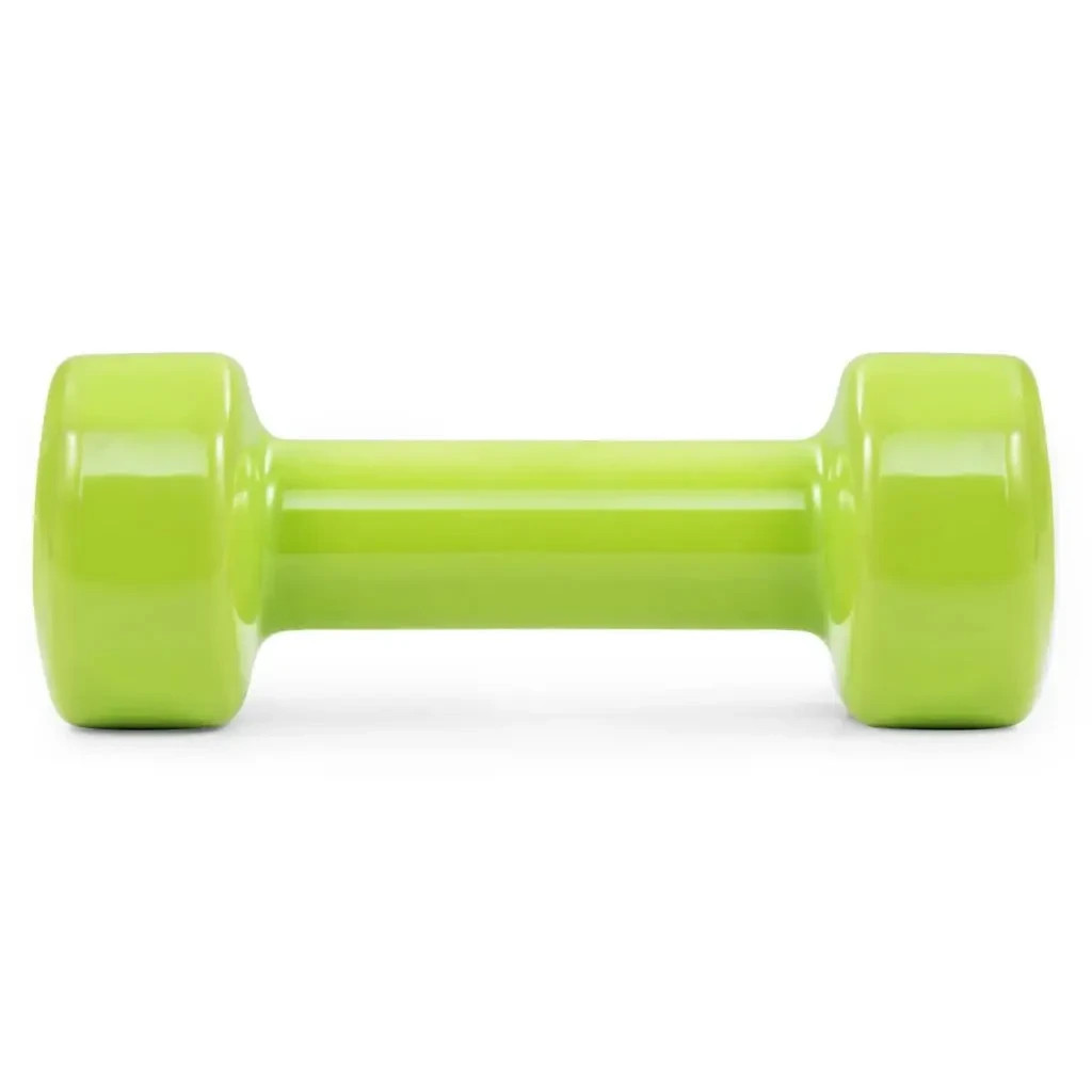 Гантель PowerPlay вінілові 4125 Achilles 2 х 3 кг Зелені (PP_4125_3kg_2in) - зображення 2