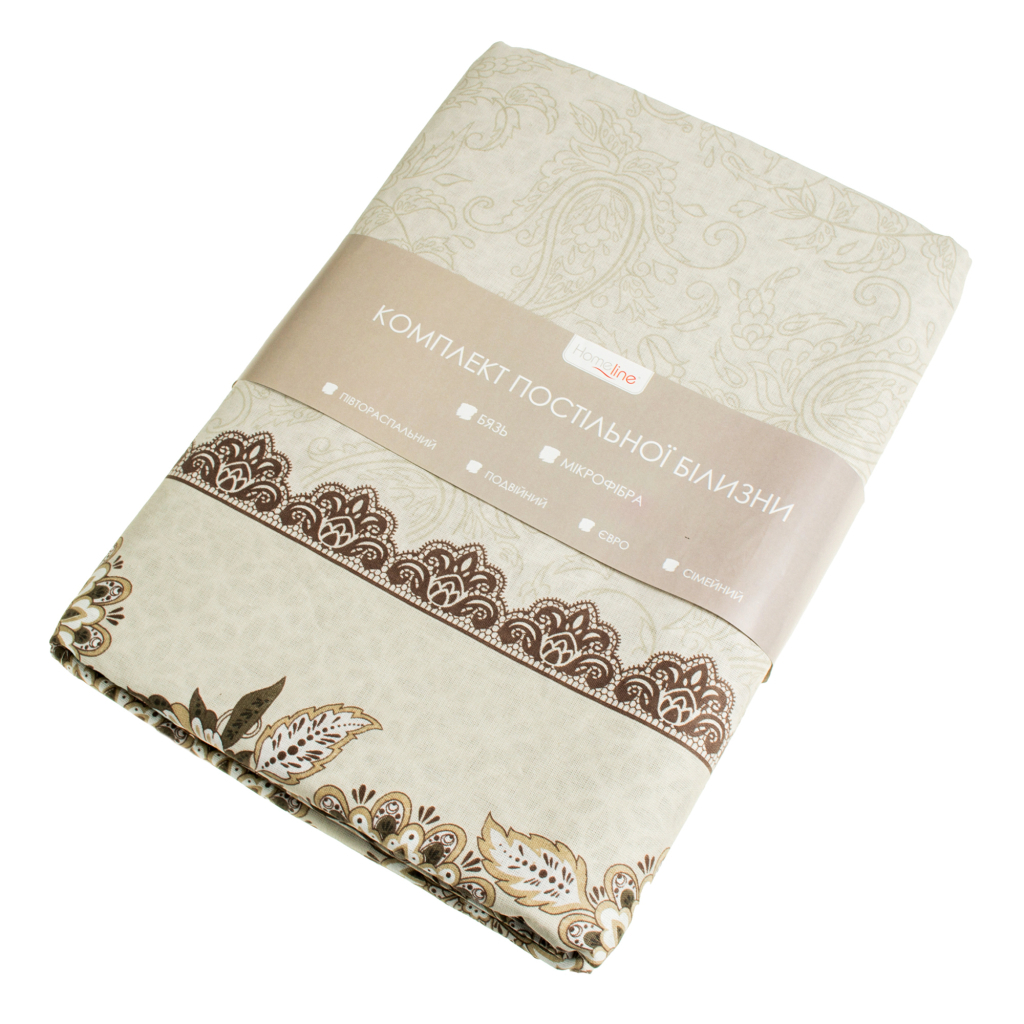 Постільна білизна Home Line Аглая бязь, Євро (168370) - зображення 2