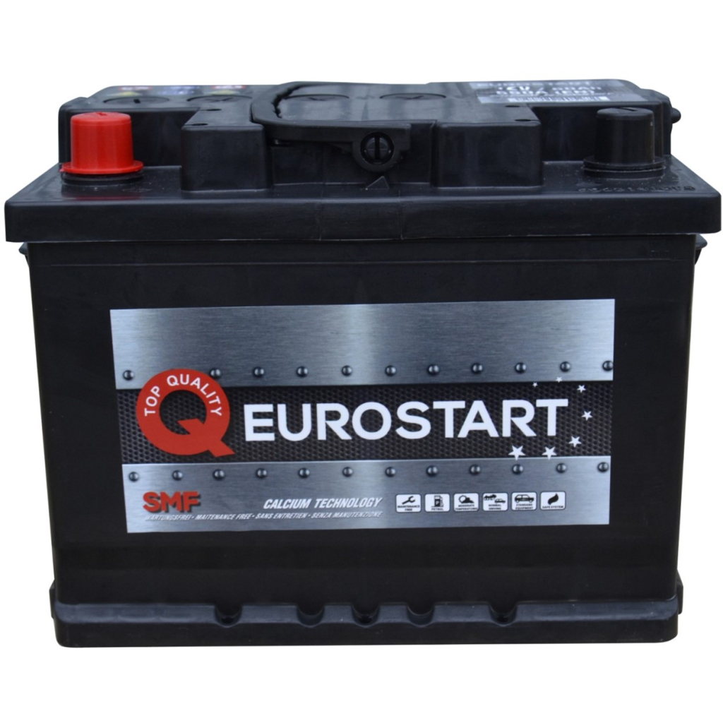Акумулятор автомобільний EUROSTART MF 60Ah Ев (-/+) (540EN) (5605400) - зображення 1