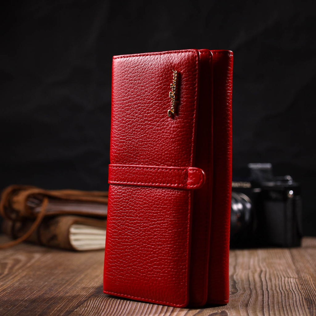 Гаманець Tony Bellucci З натуральної шкіри Червоний (21957) - зображення 7