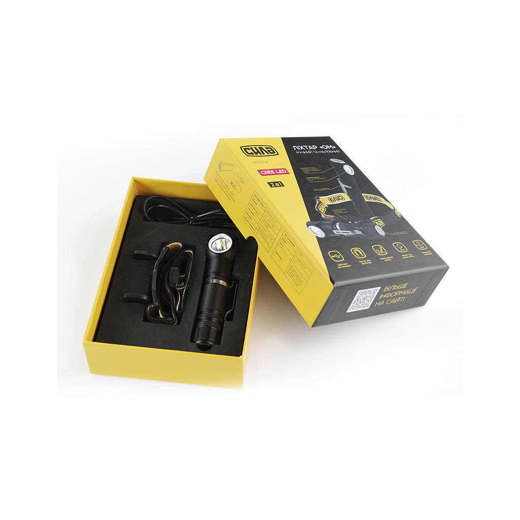 Ліхтар СИЛА Ом (18650 Li-ion 2200 мАг) (900502) - зображення 5