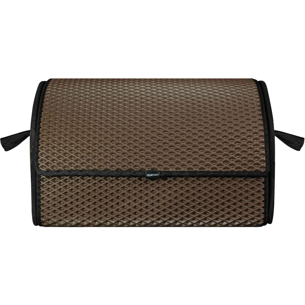 Сумка-органайзер EVAtech M-PRO 32x50x30 см. Ромб коричневий з чорним кантом (BS13642OM3RZB) - зображення 1