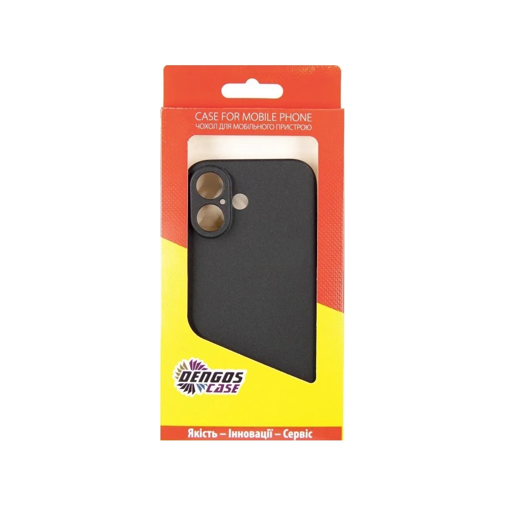 Чохол до мобільного телефона Dengos Carbon iPhone 16 (black) (DG-TPU-CRBN-208) - зображення 5