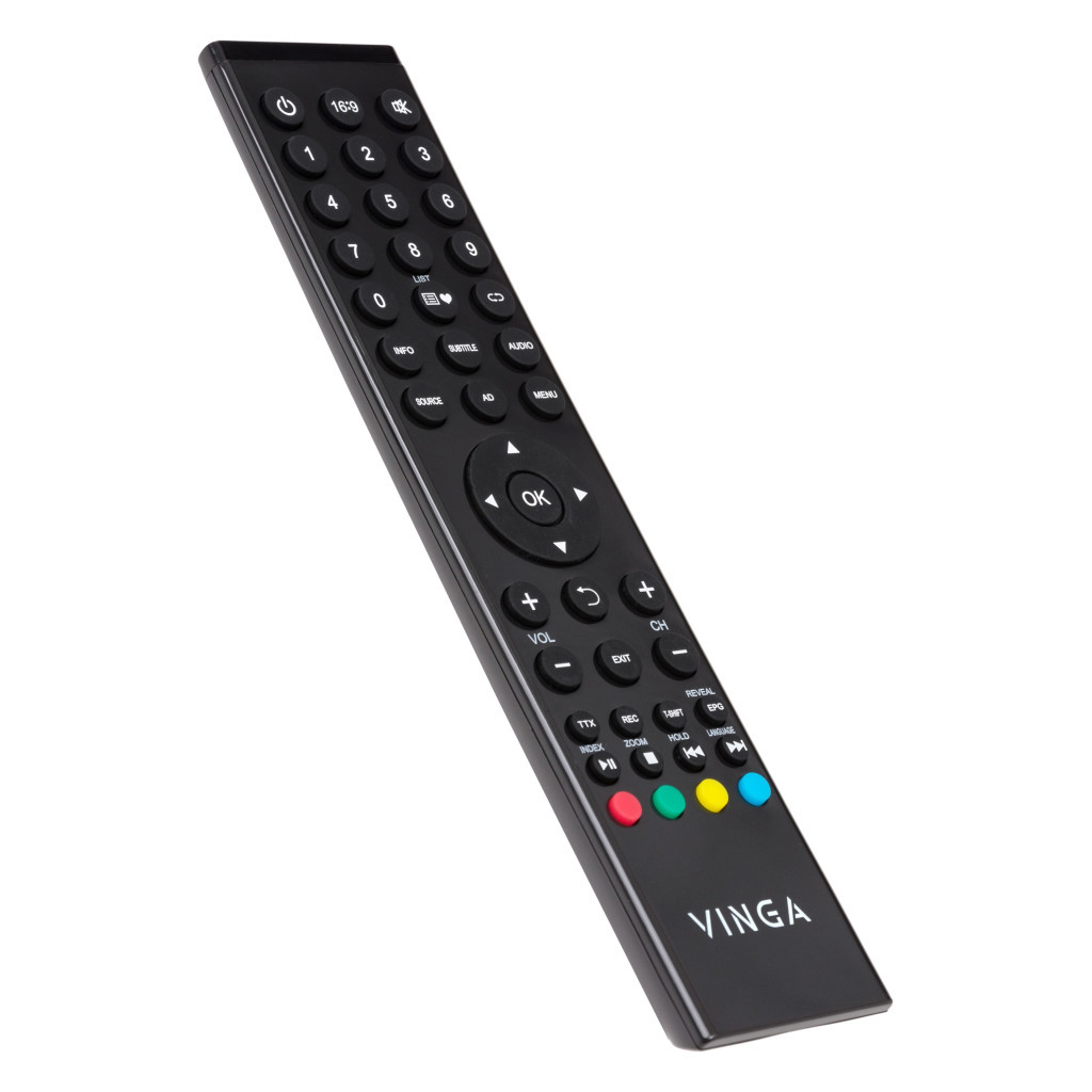 Пульт ДК для телевізора Vinga L24HD21B/L32HD22B/L43FHD24B (7601-K2E272-0044VGA1) - изображение 1