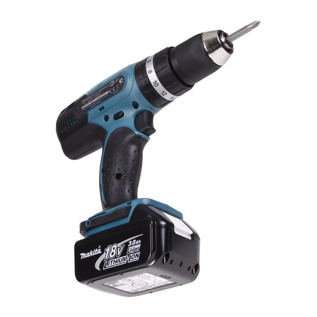 Шуруповерт Makita LXT, 1,5Аг х 2шт, DC18SD, кейс, 42 / 27Нм (DHP453SYE) - зображення 4