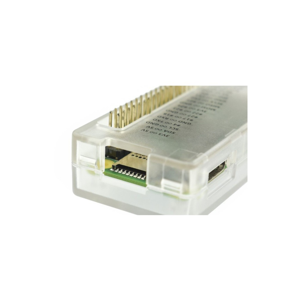 Корпус до промислового ПК Pi HUT for Raspberry Pi Zero Transparent ABS (FIT0604) - изображение 2